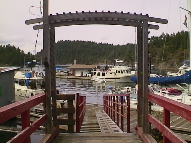 Refuge Cove has the only fuel dock in Desolation Sound.